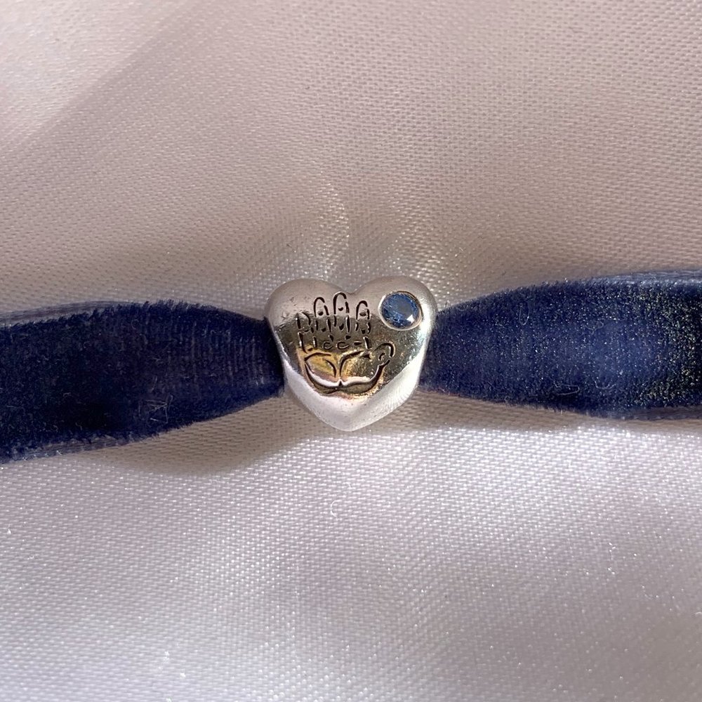 Pandora Baby Boy Handprint Charm— Reversible! Reads "It's a boy!"